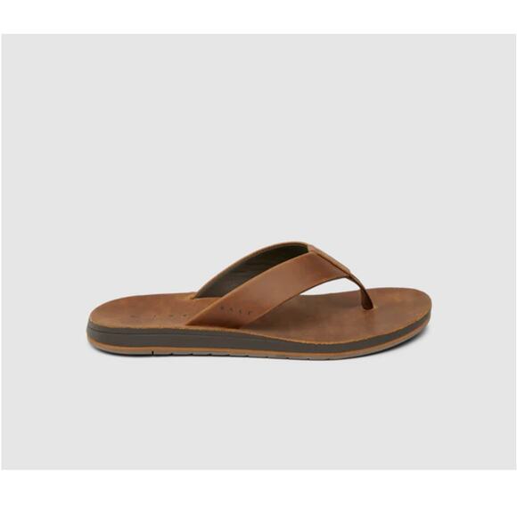 Reef Men\'s Dark Brown Ojai Classic Slide Sandals Size 9 main image 8